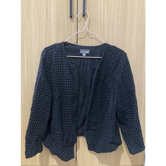 Sussan Black Embroidery Women Jacket