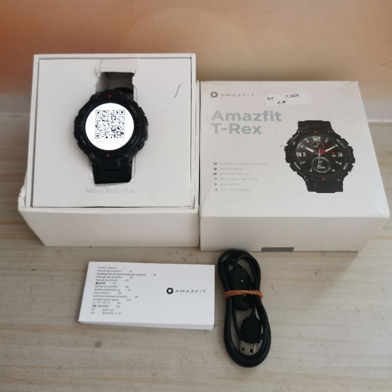 Amazfit T-Rex Bekas - Fullset Resmi - T-rex second