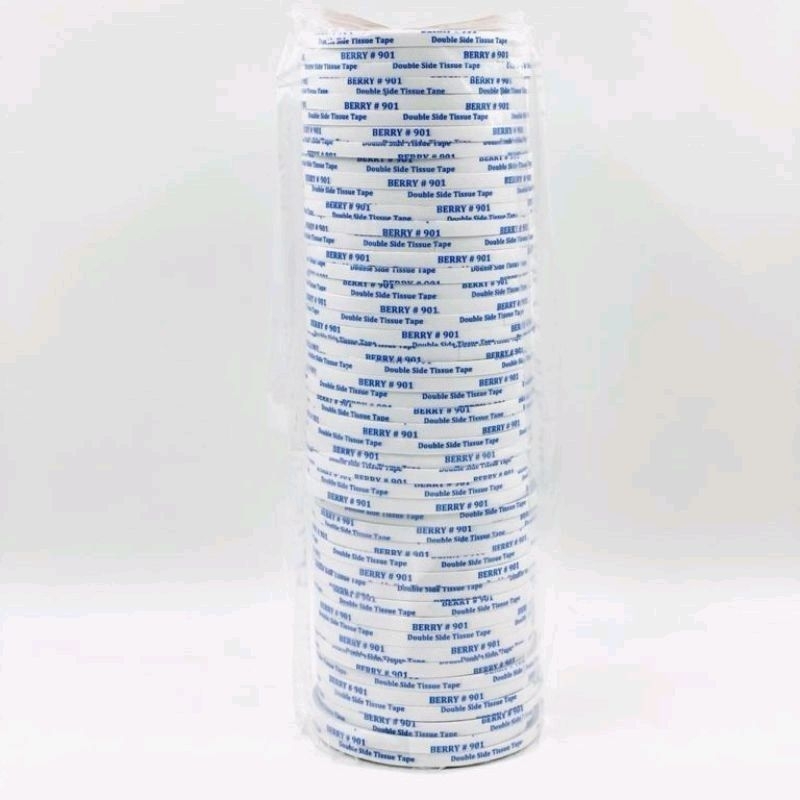 

Isolasi 2 sisi bolak balik 6mm x 10 yard double tape bolak balik 6 x 10