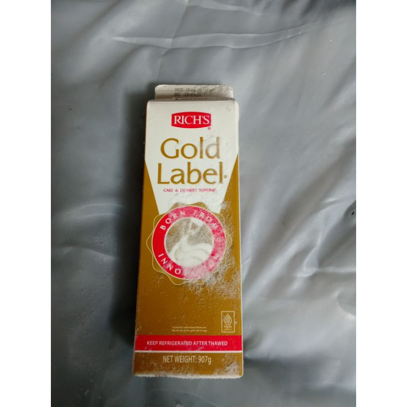 

Rich's Whipping cream Gold Label 907 g