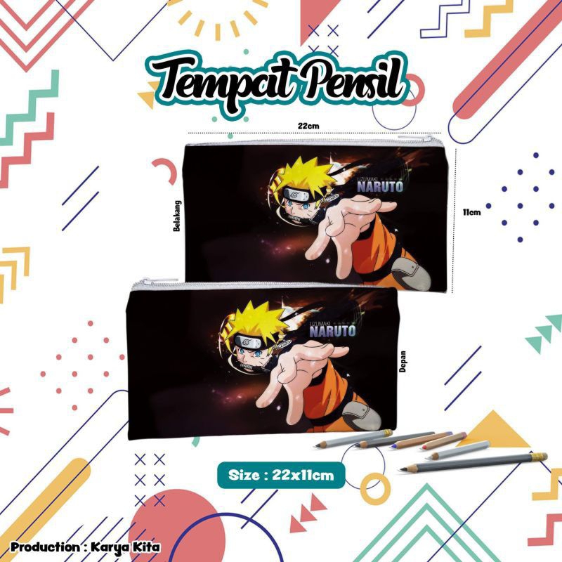 

Pencil Case Karakter Naruto 07 | Samba kids Pencil case premium Laki laki Alat Pencil Terlaris
