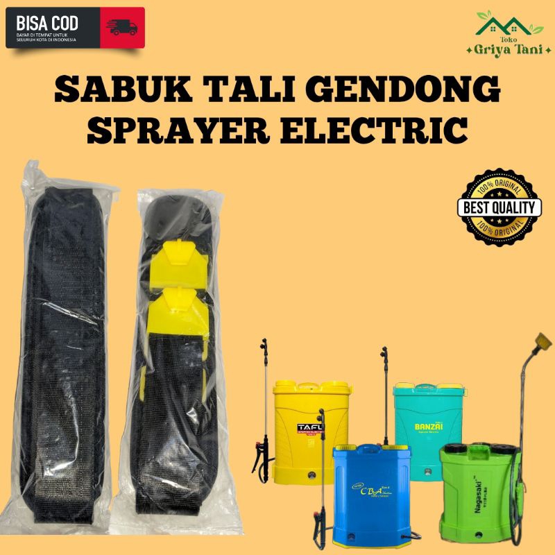 Sabuk tali gendong sprayer electrik busa + tali sabuk mobil super tebal cocok untuk semua sprayer el