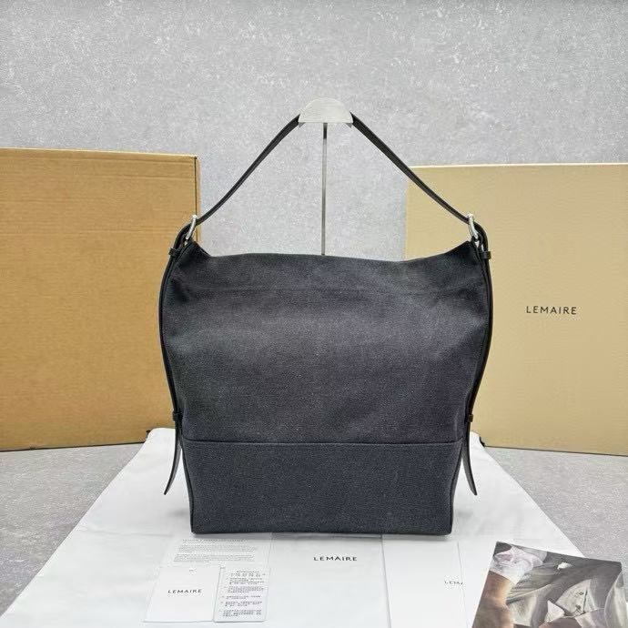 Lemaire Tote canvas shoulder tote bag gray  8899