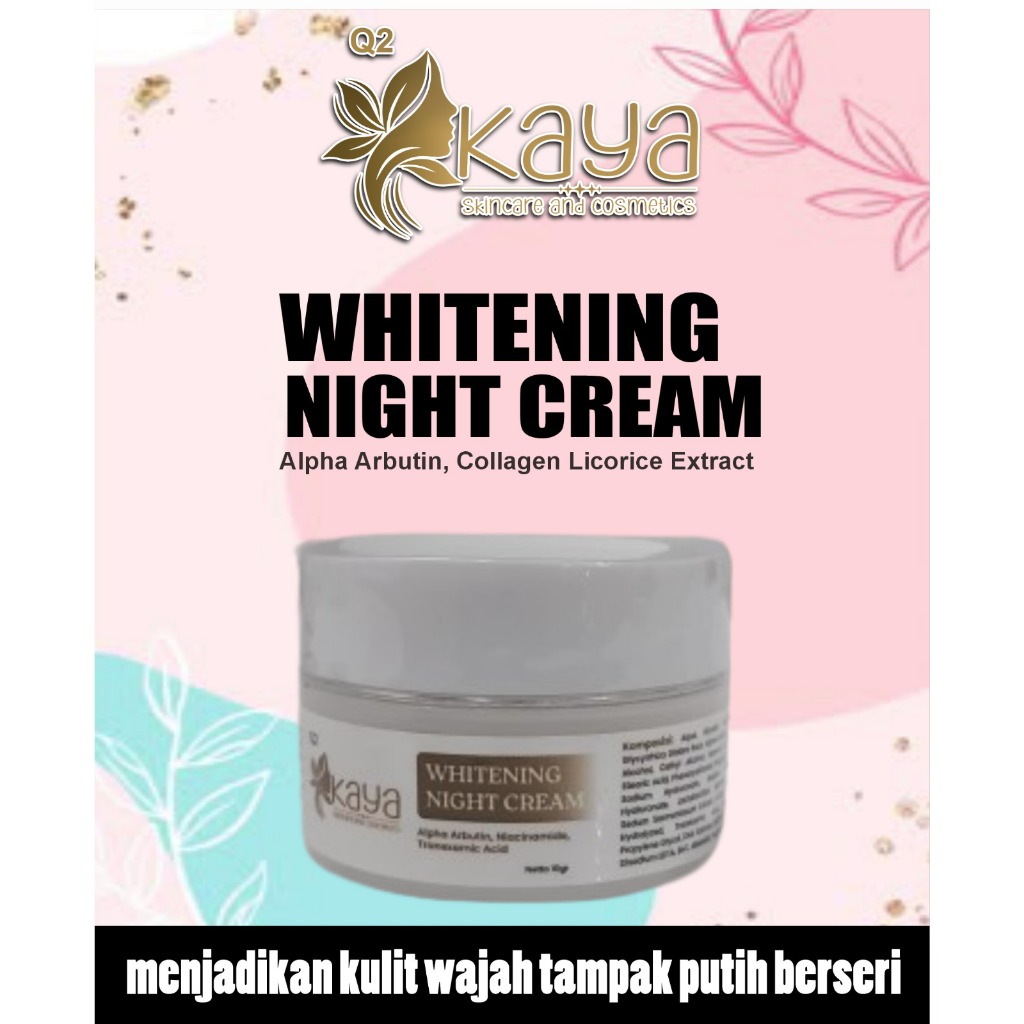 Q2 KAYASKINCARE WHITENING BOOSTER NIGHT CREAM