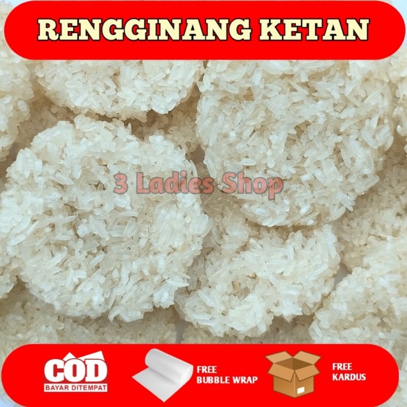 

Rengginang Ketan Asli Rasa Bawang (Isi 10 Pcs) Diameter 7 Cm Free Bubble Wrap Dan Kardus