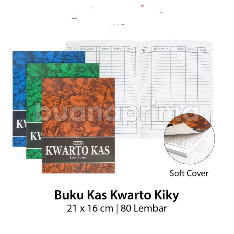 Buku Kas Buku Catatan Kwarto 100 Lembar kiki