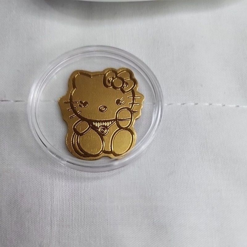 Stiker gold tempelan Handphone 24K 999 Gold