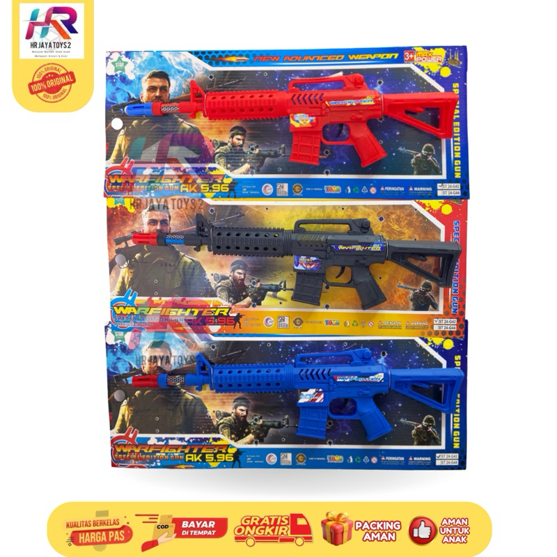 Mainan Senapan WarFighter AK 5.96 Kode ST 24-G42