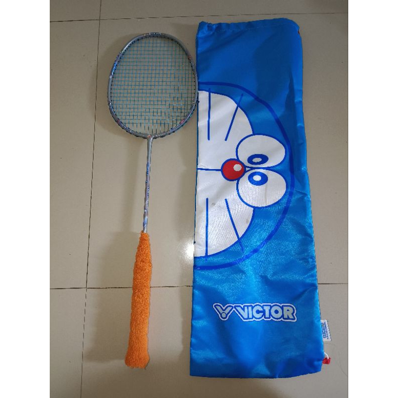 Raket Badminton Victor Thruster K Doraemon Limited Second Kondisi 99%