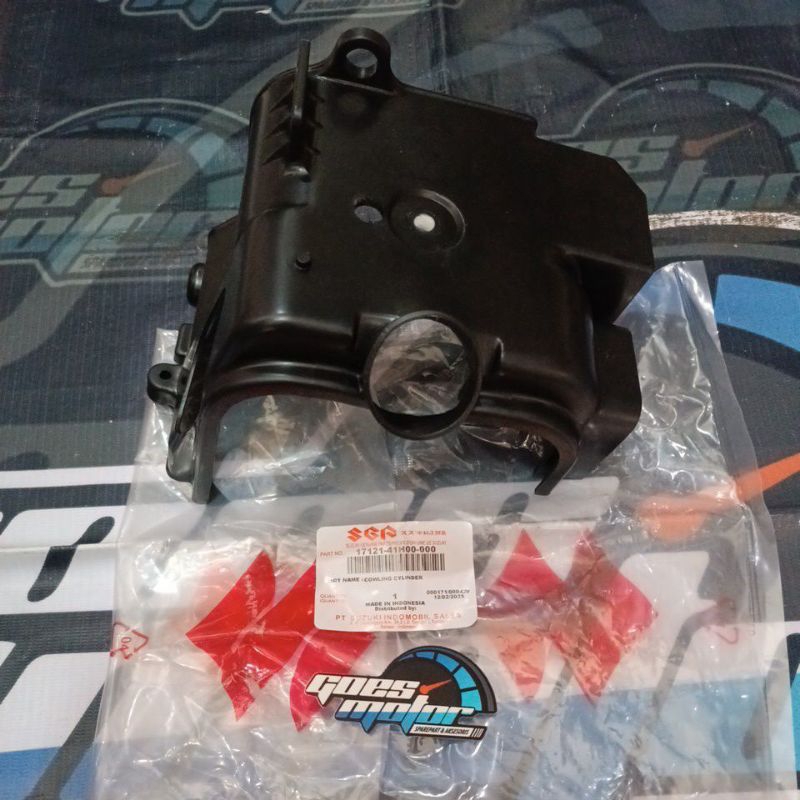 COVER TUTUP MESIN KIRI 41H00 SKYDRIVE /SPIN125 PNP SKYWAVE, HAYATE WAJIB DI COAK LUBANG INTAKE ORIGI