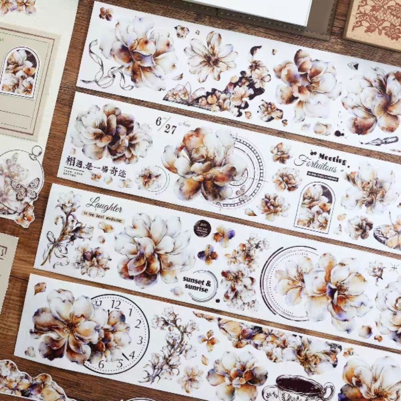 

Xiaobaijia (Little White) - PET & Washi Sticker Tape Roll