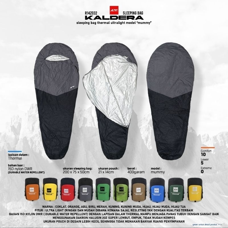SLEEPING BAG AREI KALDERA