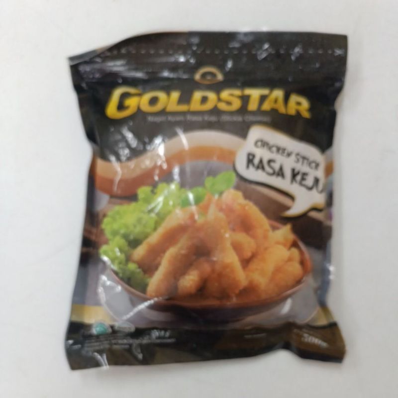 

Goldstar Naget Ayam Stik Rasa Keju 500 gr