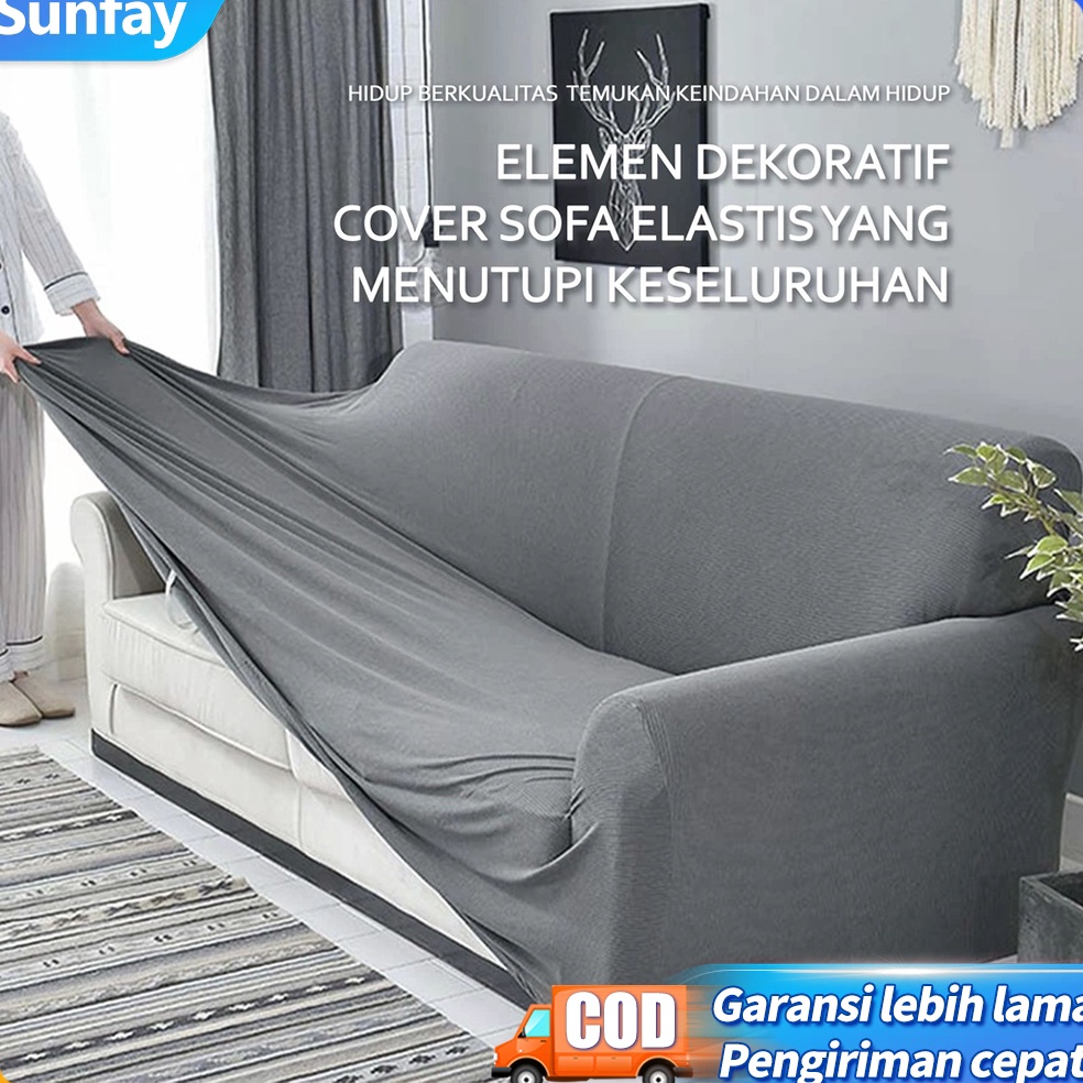 55STOK TERBATAS sofa 123 dudukan sofa sofa elastis Cover sofa sofa anti selip
