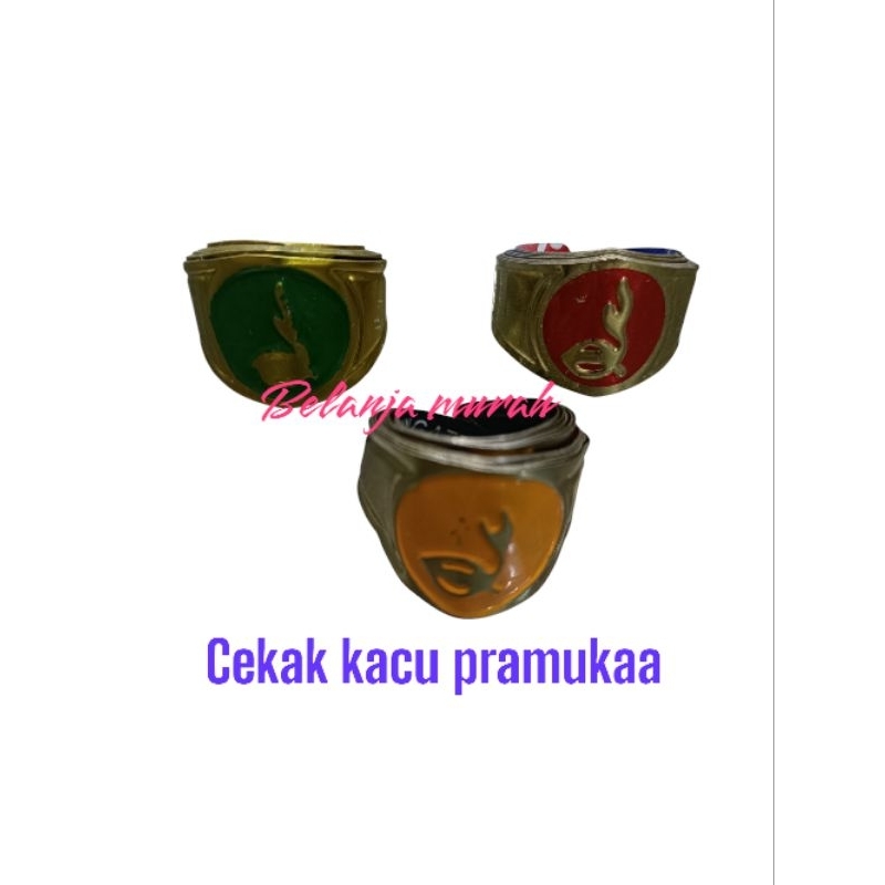 CEKAK KACU PRAMUKA | RING DASI PRAMUKA | KACU PRAMUKA | CEKAK DASI PRAMUKA