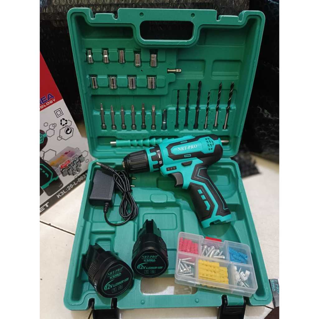 NRT PRO Bor baterai nrt 12v 2 baterai DC 330 - Nrt 12volt 2 baterai 10mm Banjarmasin