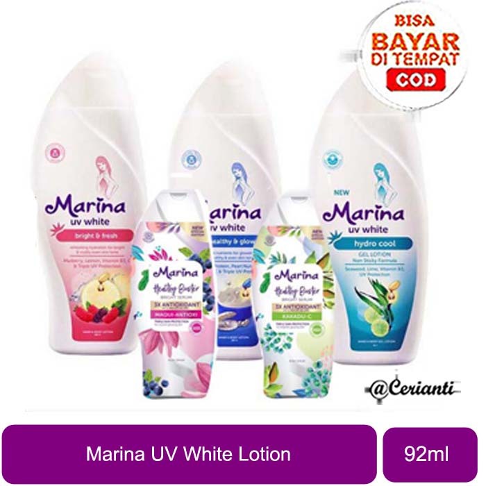Marina Hand Body Lotion UV White / Total Care 92ml_Cerianti