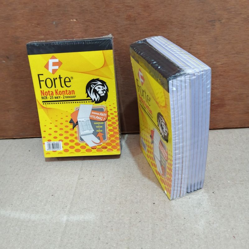 

1 Pak Buku Nota Kontan 2 Ply isi 10 Pcs FORTE