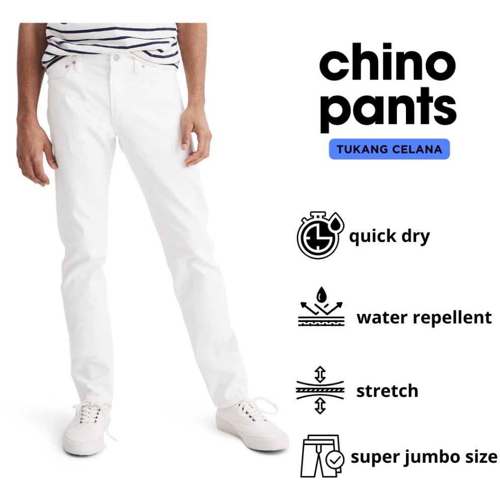 55TERBAIK TKCLNCelana Panjang Pria Chinos Putih Celana Chinos Panjang Hitam Pria Celana Chinos Pria 