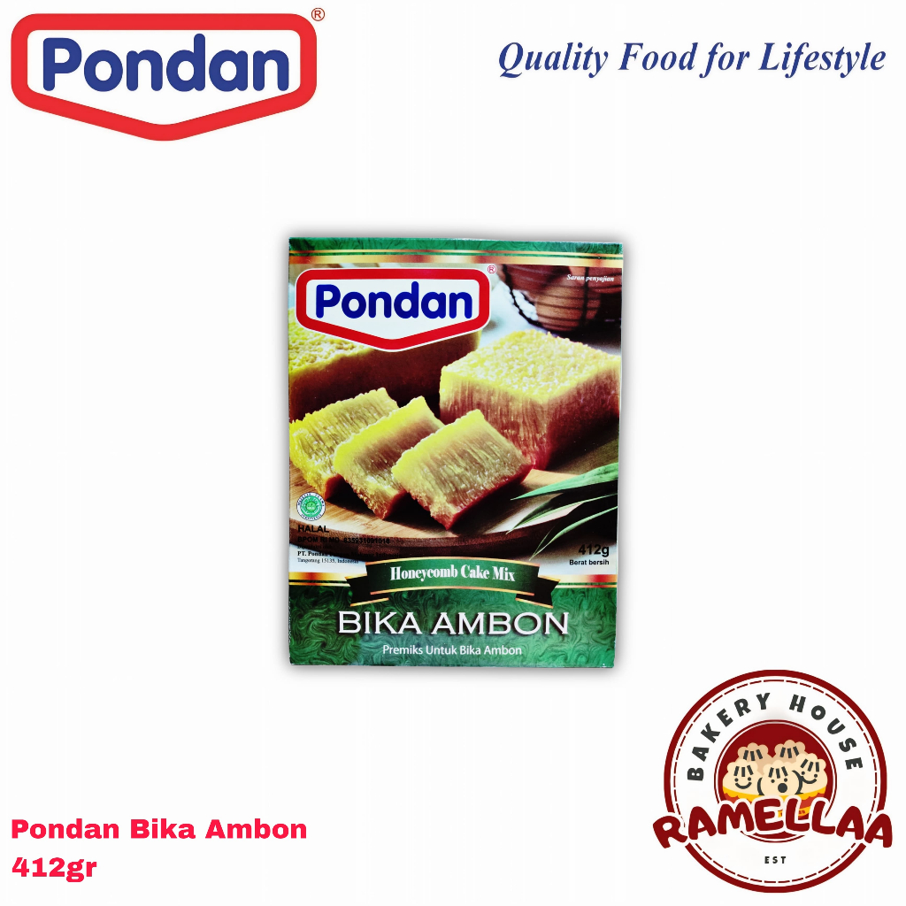 

Pondan Bika Ambon Premiks 412gr