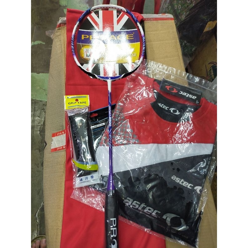 Raket Badminton Pro Ace Impact 8500 Original Full Set