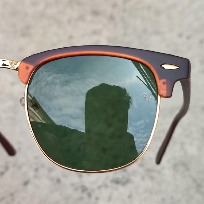 kacamata RB3016 lensa kaca hijau ademm