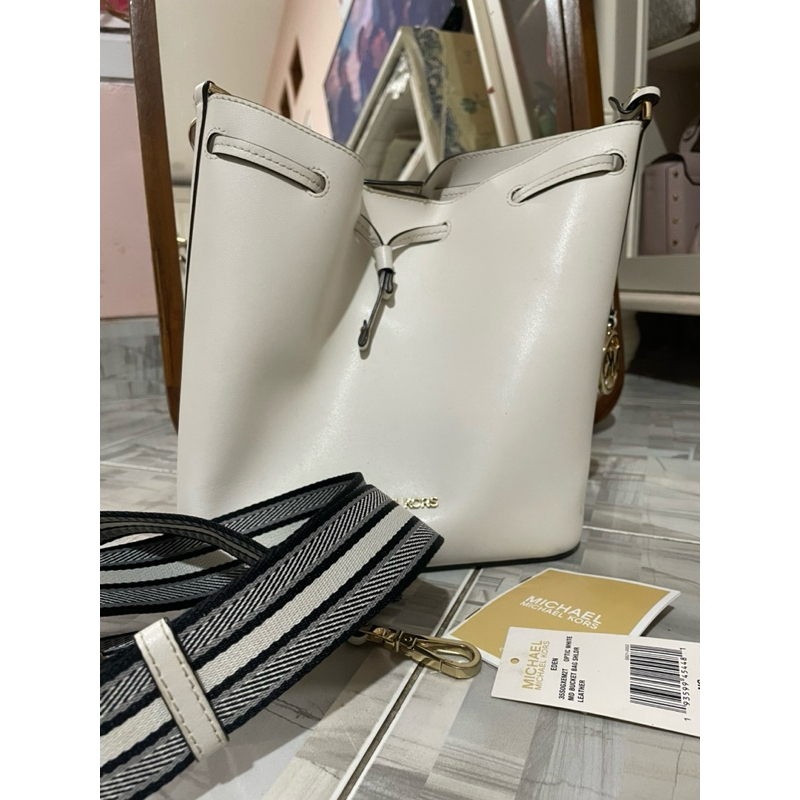 Preloved tas MK Eden Optic White Original