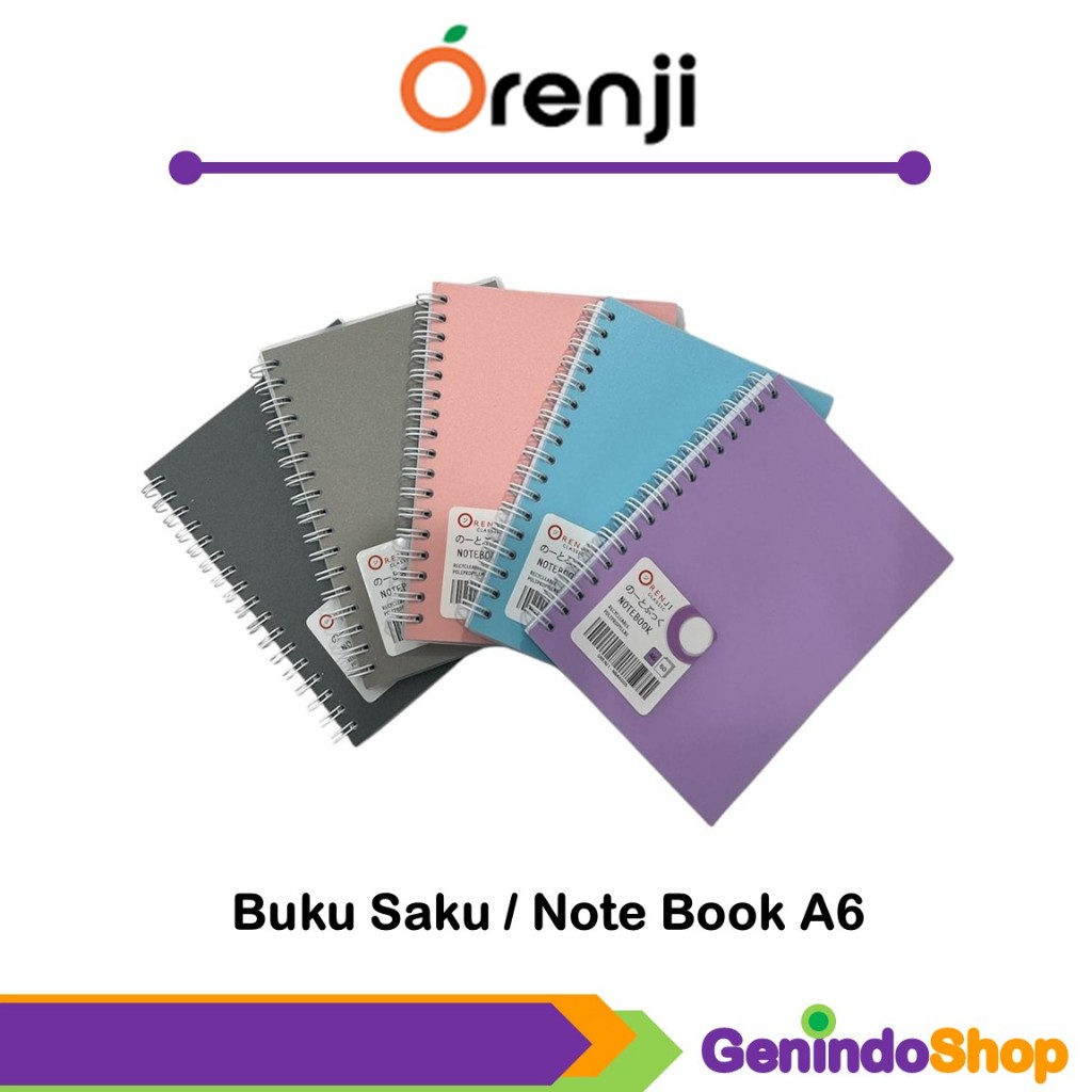 

Buku Saku / Notebook Pastel A6 Orenji