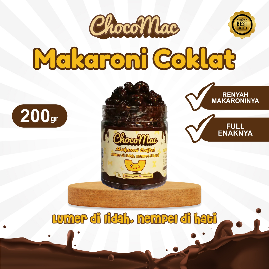 

MAKARONI COKLAT ChocoMac 200gr