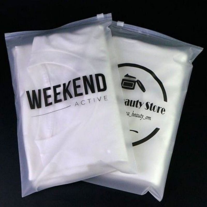 

Best Quality/costum sablon ziplock bag organizer 200micron/plastik packing/T -SHIRT/mok up bag tebal