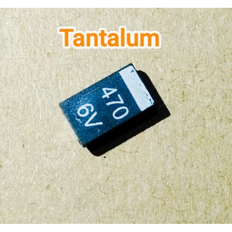 Capasitor Tantalum 470/6V Capasitor PS3