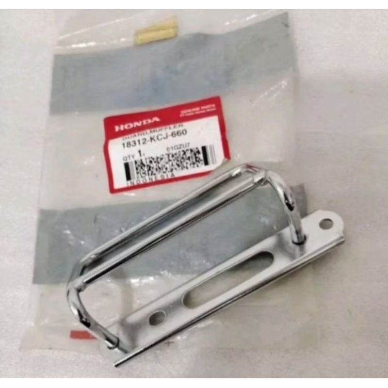 guard muffler pelindung pijakan knalpot honda tiger revo 18312-kcj-660 original baru AHM