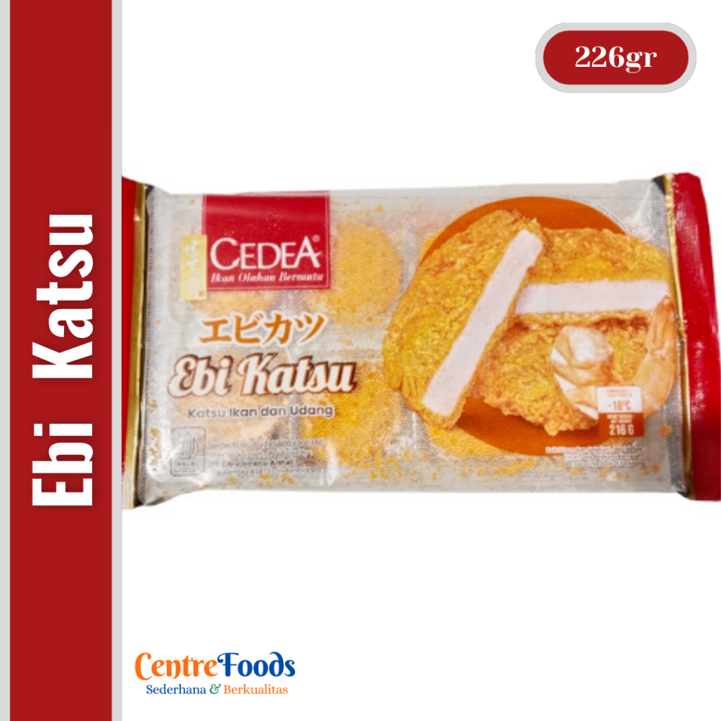 

Ebi Katsu - Katsu Ikan & Udang Cedea | 216gr [ Harga Per BKS ]