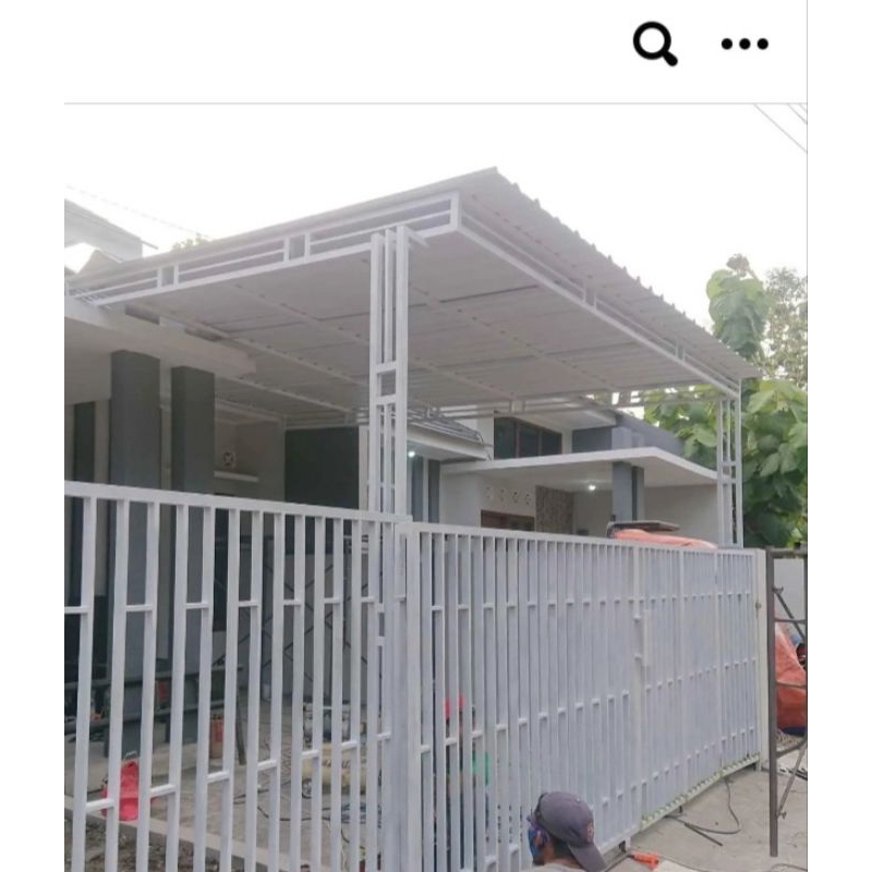 kanopi atap galvalum