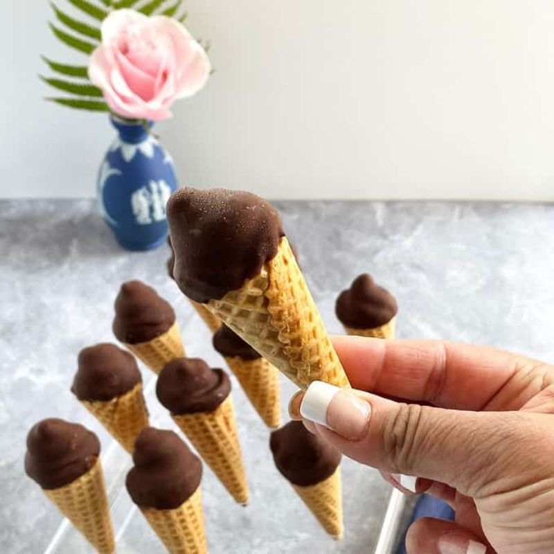 

waffle cone ice cream mini corneto 2,5x8cm