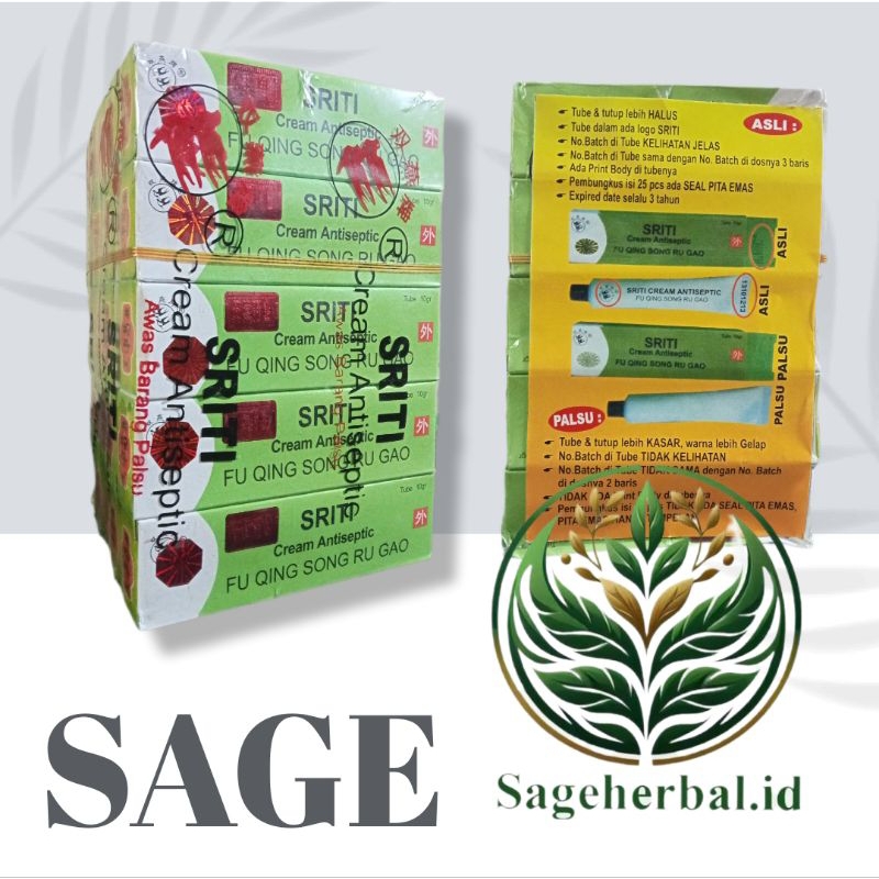 [25 PCS] Salep Sriti Kemasan Terbaru/Salep Sriti/Salep walet/Salep Gatal Eksim/Salep flek jerawat/fl