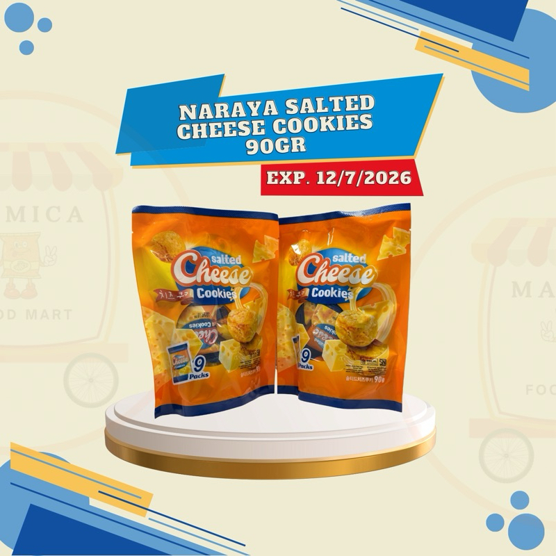 

NARAYA COOKIES SALTED CHEESE 90GR