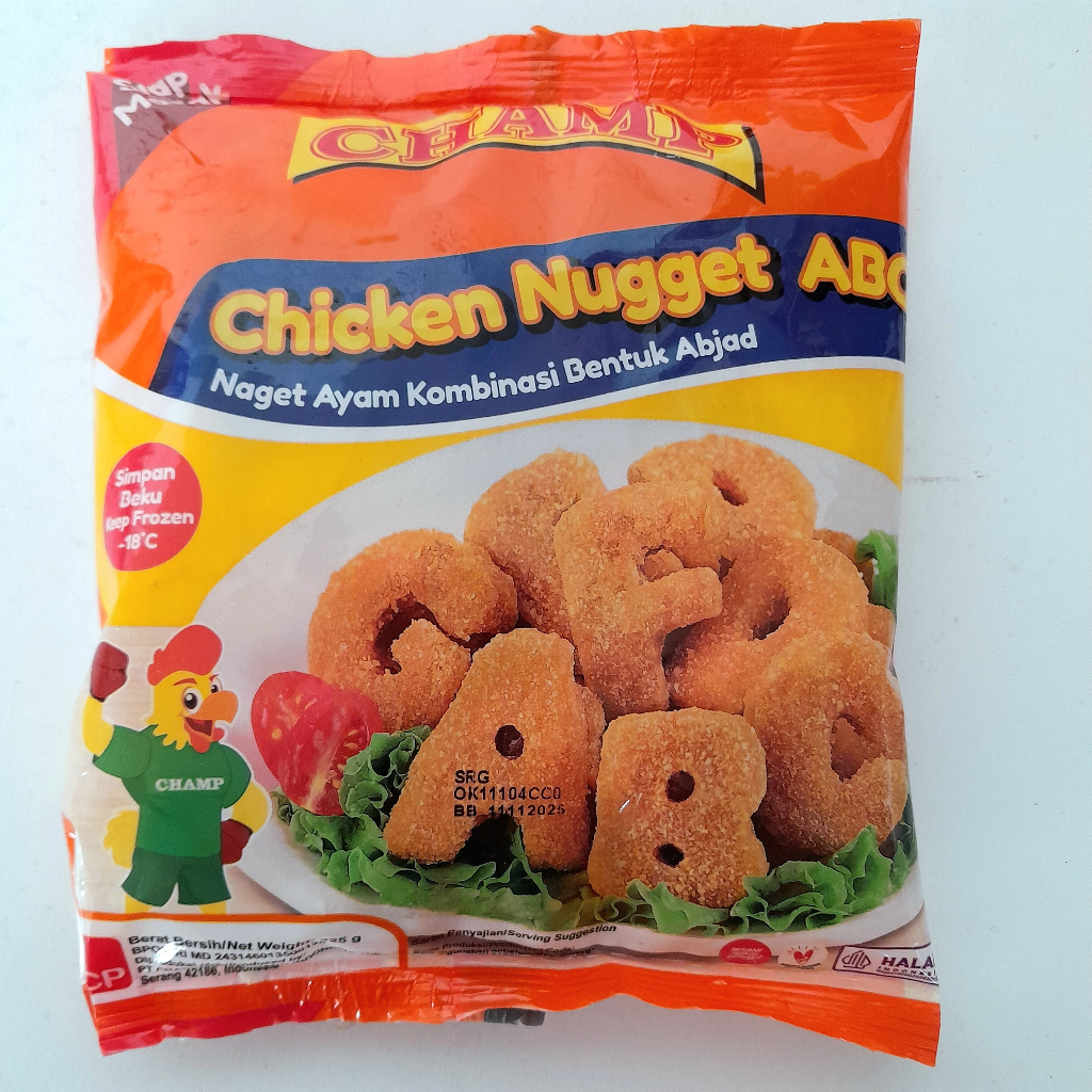 

CHAMP CHICKEN NUGGET ABC 200GR