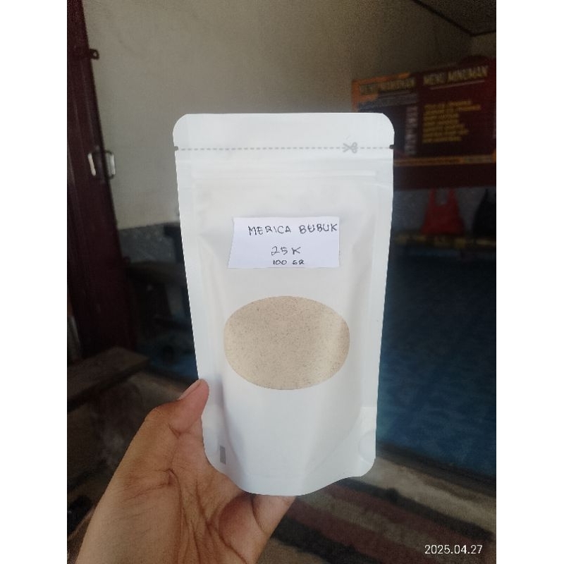 

Merica Bubuk Asli 100% Dari Petani Kalimantan Tanpa Bahan Campuran