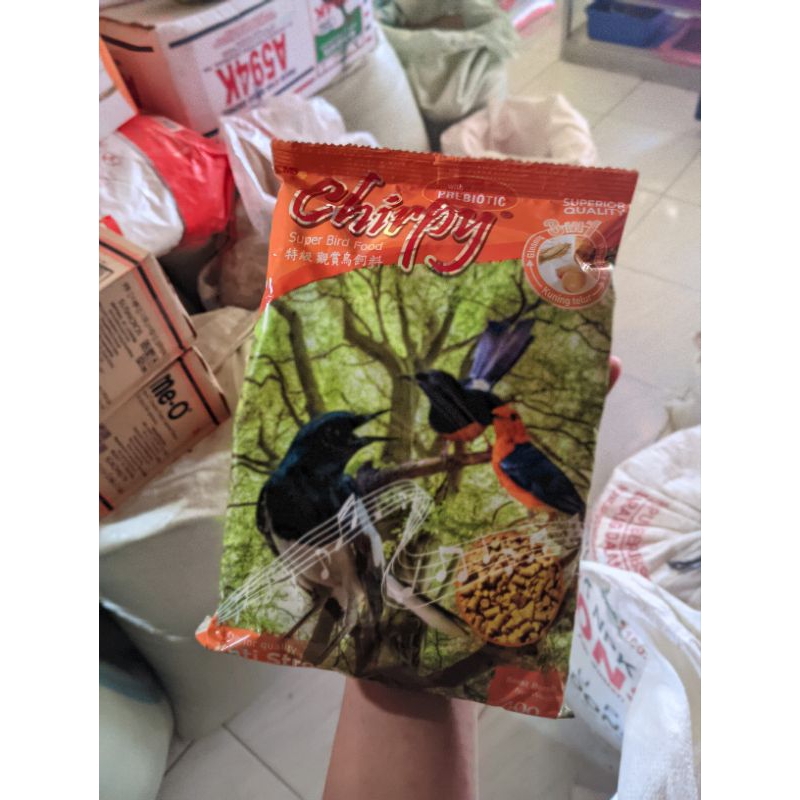 Chirpy 3 In 1 Pakan Voer Burung Chirpy Kuning Pur Makan Burung Chirpy Murai Kacer Anis