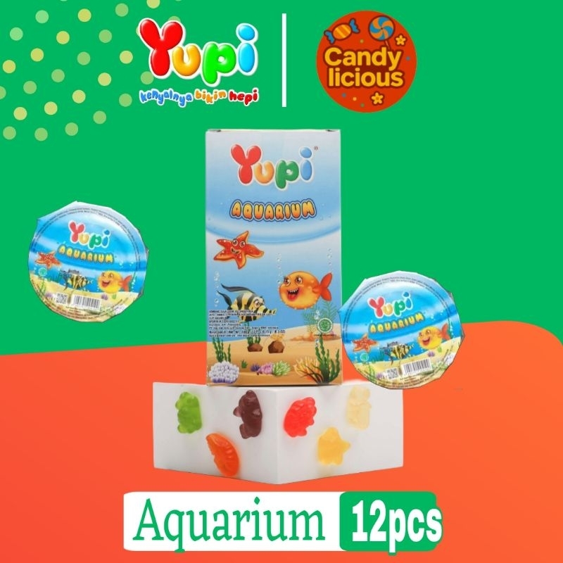 

Permen Yupi Aquarium 12gr Display Box isi 12pcs