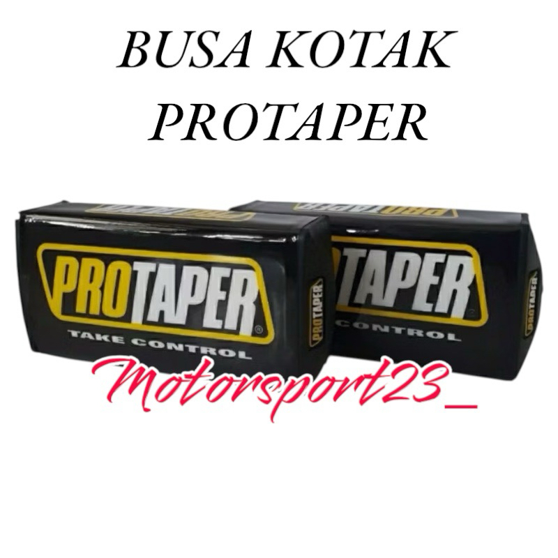 Busa Kotak Stang Protaper Hitam Busa Stabilizer Busa Pelindung Dada Motor Trail Cross Gabus Stang Bu