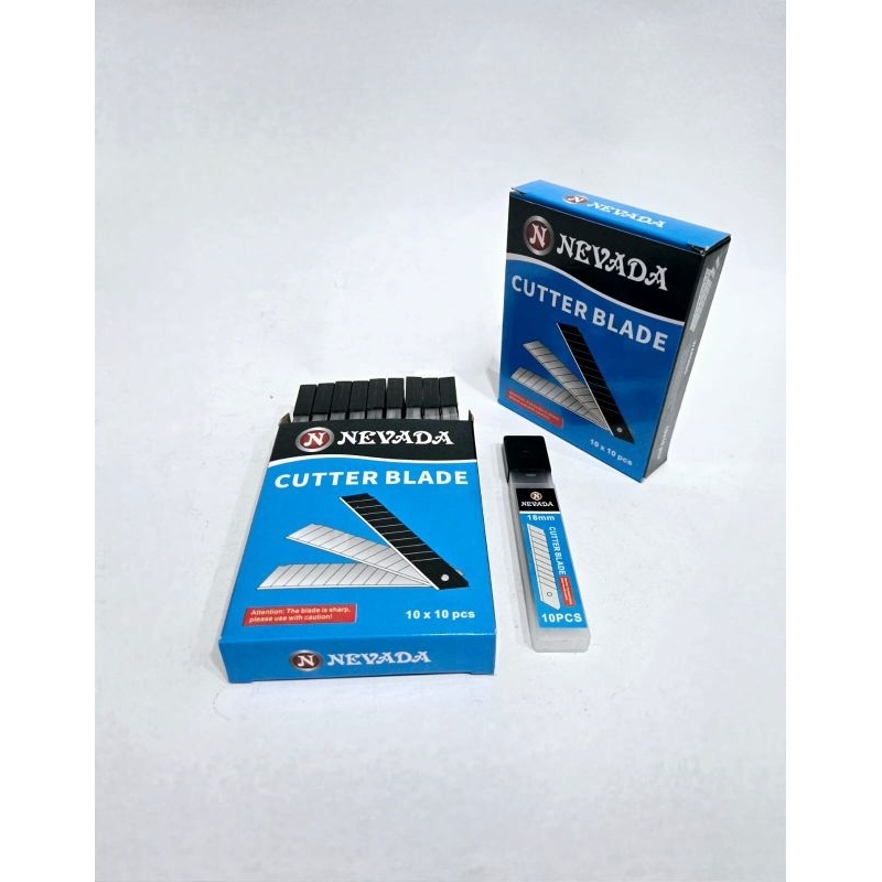 

NEVADA Refill Cutter BESAR L-50 / Isi Cutter Mata Pisau Cutter Besar NEVADA - Harga 1 Kotak