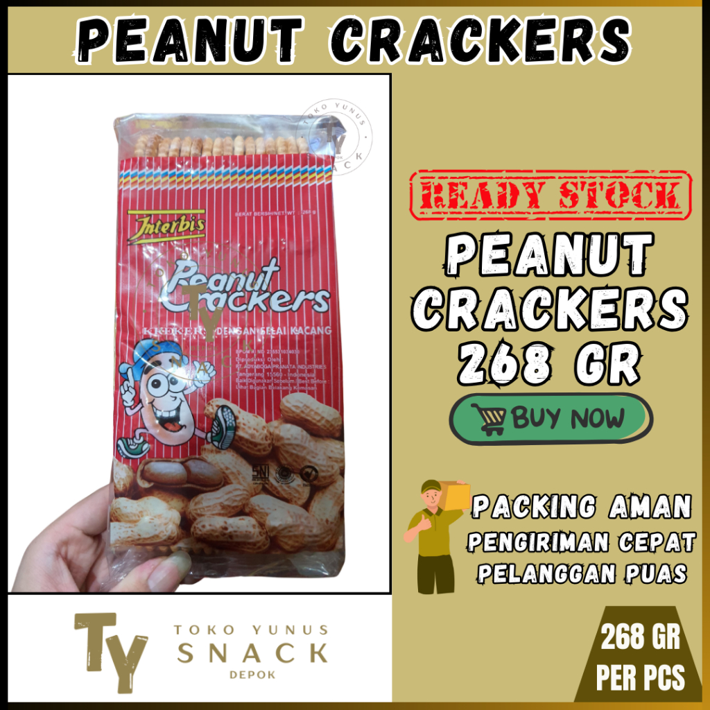 

PEANUT CRACKERS PACK BESAR @268GR
