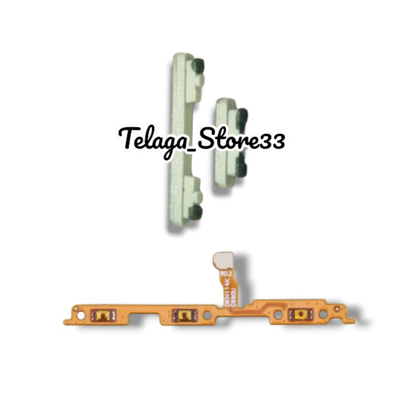 TOMBOL + FLEXIBLE ON OFF VOLUME SAMSUNG S21 FE 5G / G990 SET