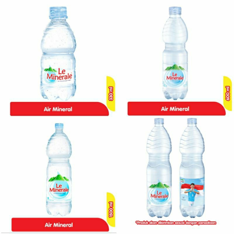 

Le Minerale Air Mineral Botol 600 ml