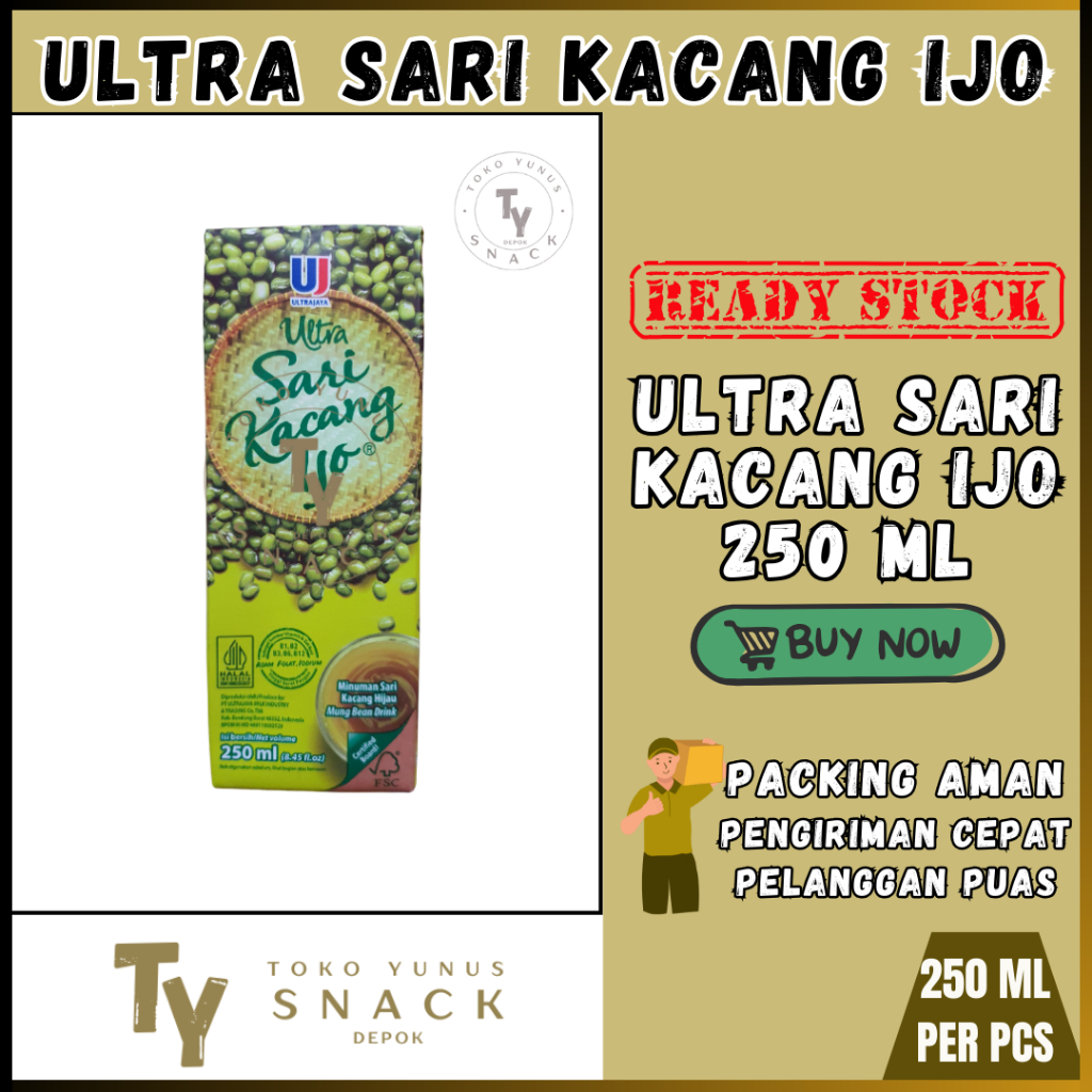 

ULTRA SARI KACANG IJO KOTAK BESAR 250ML
