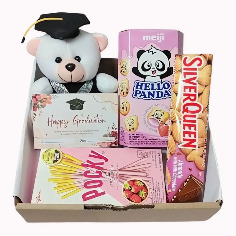 KADO WISUDA CEWEK COWOK / BONEKA WISUDA / HAMPERS WISUDA / HADIAH WISUDA SIDANG SEMPRO / GIFT BOX WI