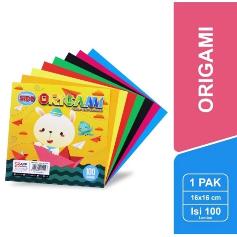 

Origami sidu 16 x 16 / 100 lembar
