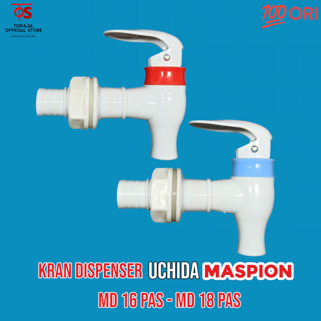 Kran Dispenser MASPION UCHIDA MD16PAS - MD18PAS - Kerang Dispenser UCHIDA MASPION Original Hot Cold